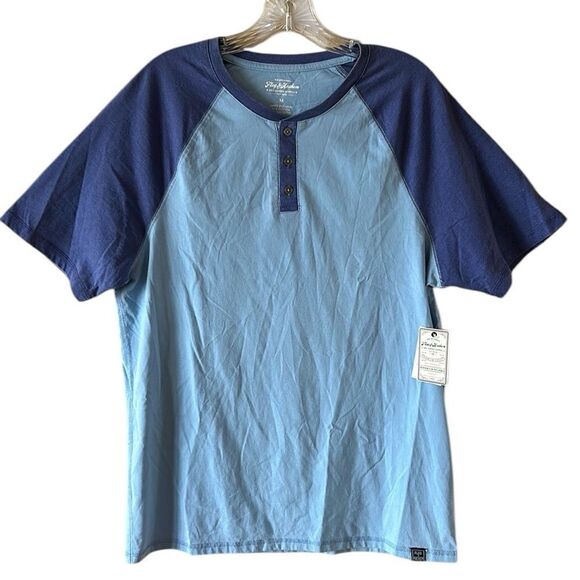 NEW Flag & Anthem Mens Blue Shirt - Picture 1 of 5